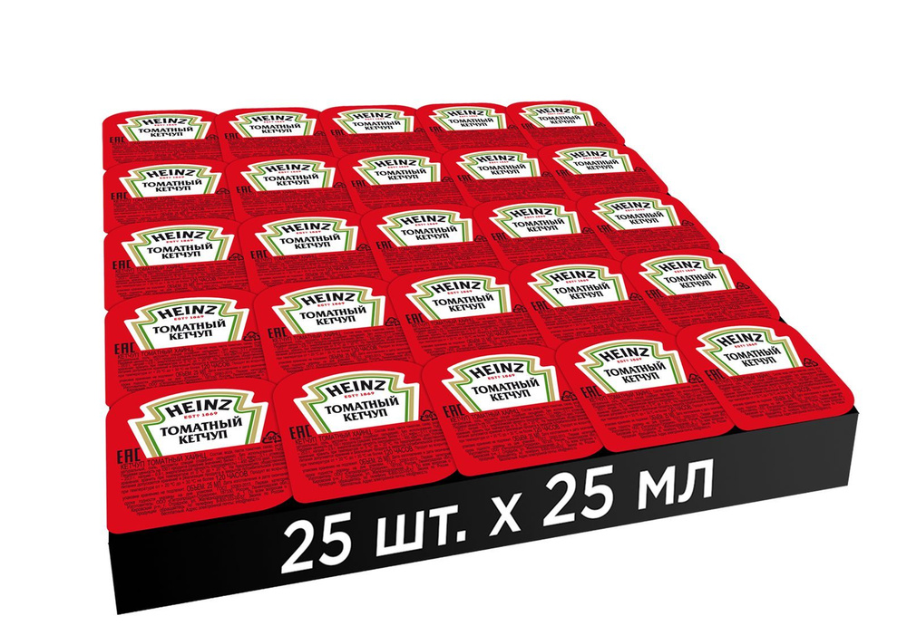 Кетчуп Heinz Томатный дип-пот 25 мл х 25 шт #1