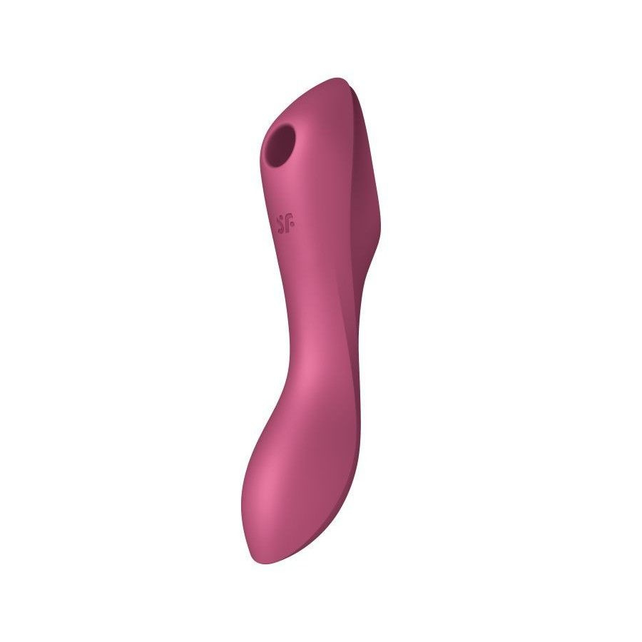 Satisfyer Вибратор, цвет: малиновый, 17 см #1