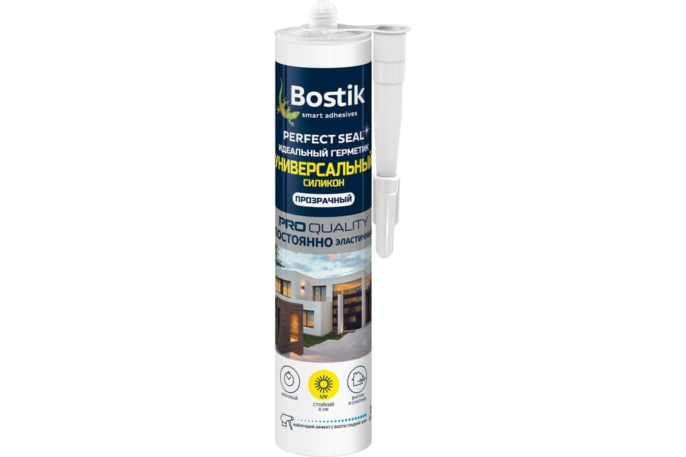 Герметик силиконовый Bostik Perfect Seal ВОК638530 универсальный прозрачный 0,28 л  #1