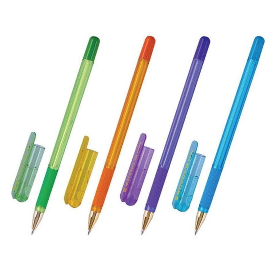 Ручка шариковая "MC Gold LE" грипп 0.5 мм синяя 4 шт. #1