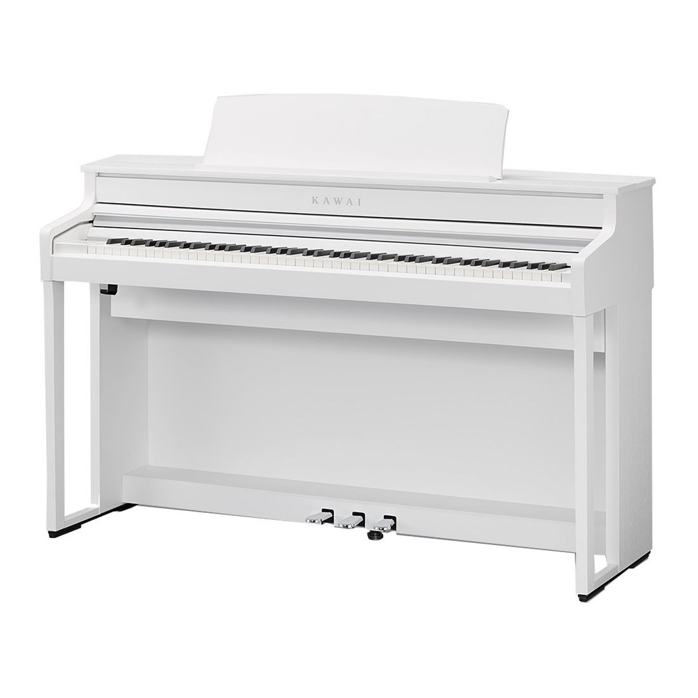 KAWAI CA501 PSW - цифровое пианино, 88 клавиш, банкетка, механика Grand Feel Compact, цвет белый  #1