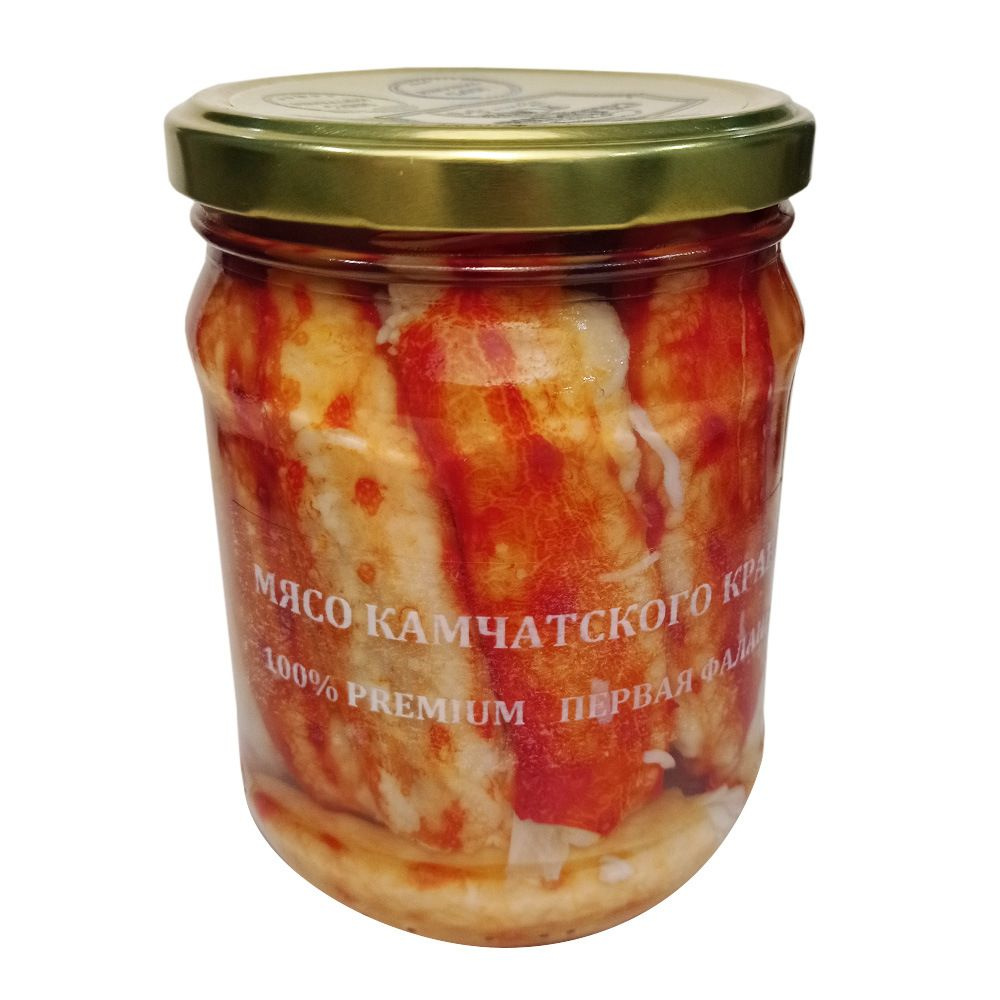 Мясо камчатского краба CRAFTINGFOODS в солевой заливке Premium 500г ст/б  #1