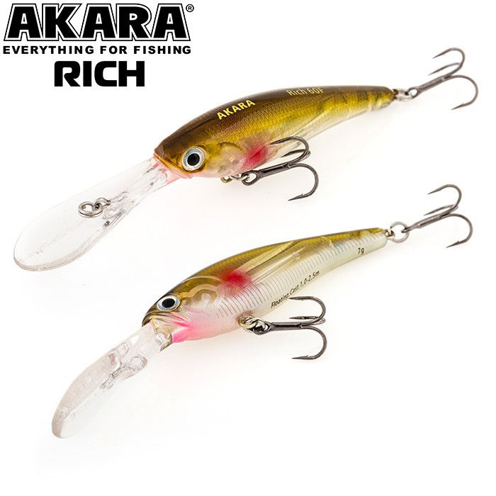 Воблер Akara Rich 60F 7,0гр. (1/4 oz 2,4 in) A128 #1