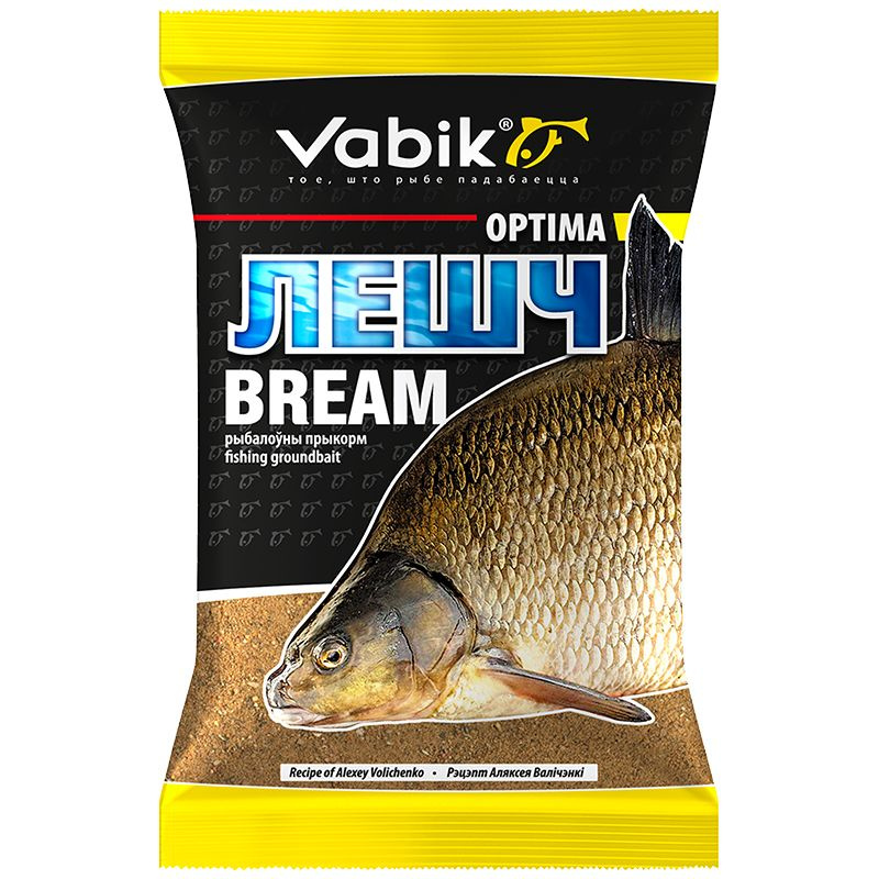 Прикормка натуральная Vabik OPTIMA Bream Лещ (1 кг) / Прикормка Вабик / Фидерная ловля  #1