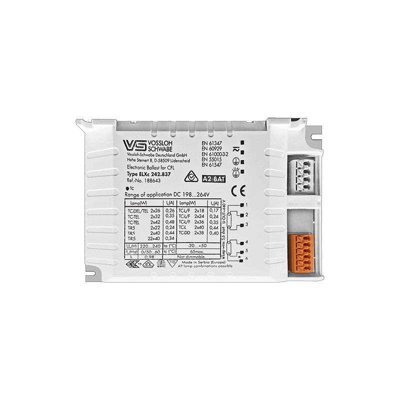 Балласт эл. 2*40W VS ELXc 242.837 #1