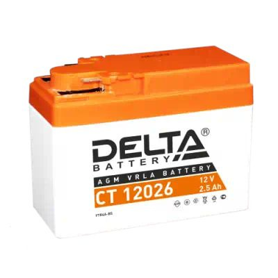 DELTA Аккумулятор для мототехники, 2.5 А•ч, Универсальная полярность  #1
