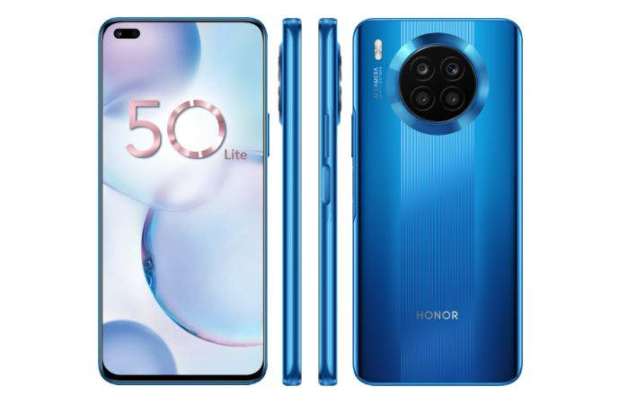 Honor Смартфон HONOR 50 Lite Ростест (EAC) 6/128 ГБ, синий #1