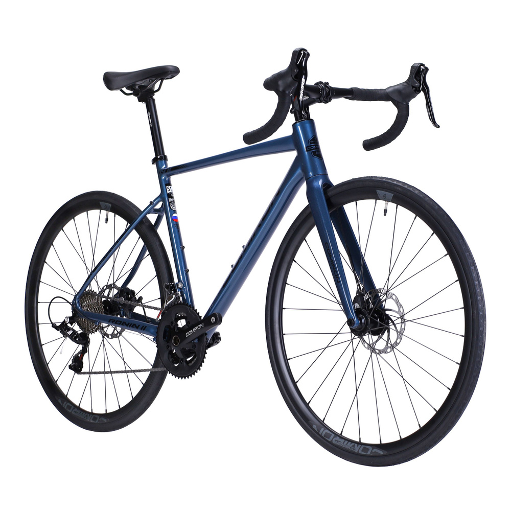 Велосипед шоссейный COMIRON RONIN II 700C-510mm SENSAH 2X11S THRU AXLE, синий #1
