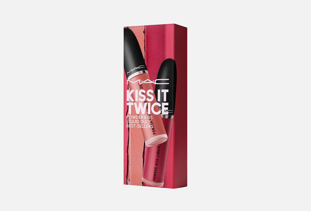 Набор для губ / MAC, Kiss It Twice Powder Duo: Best-Sellers / 1мл #1