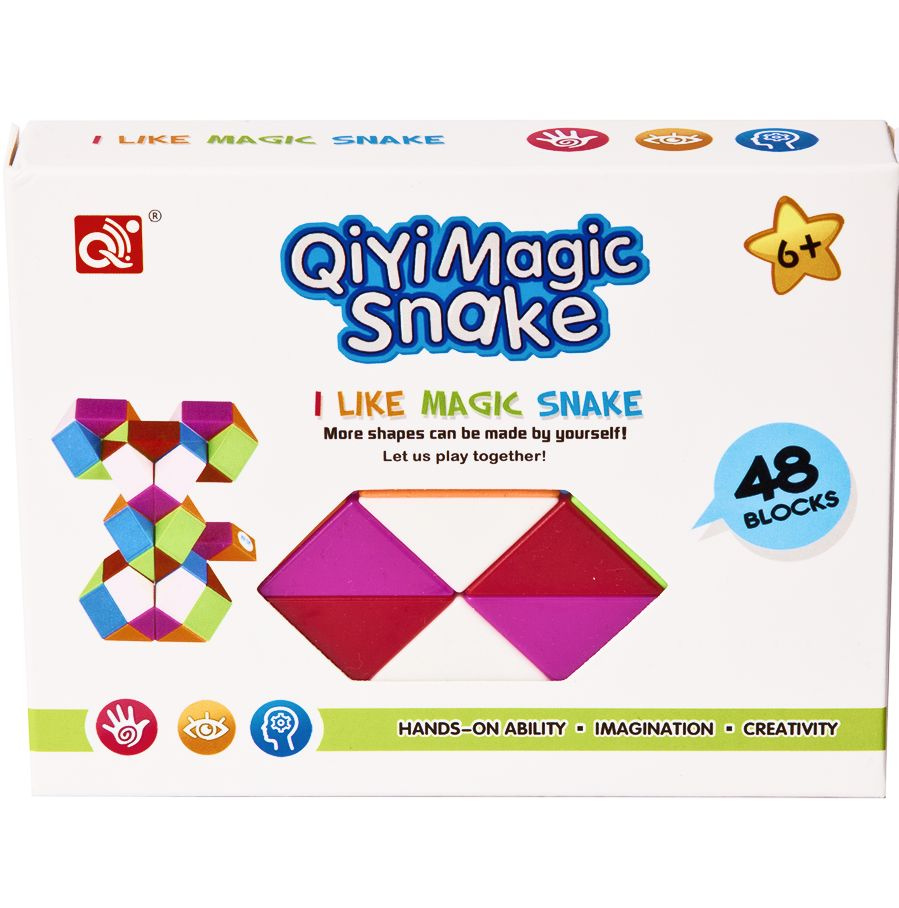 Змейка QiYi MoFangGe Magic Snake 48pcs rainbow #1