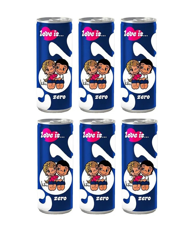 Газированный напиток Love is Cola Zero, 6 шт x 250 мл #1