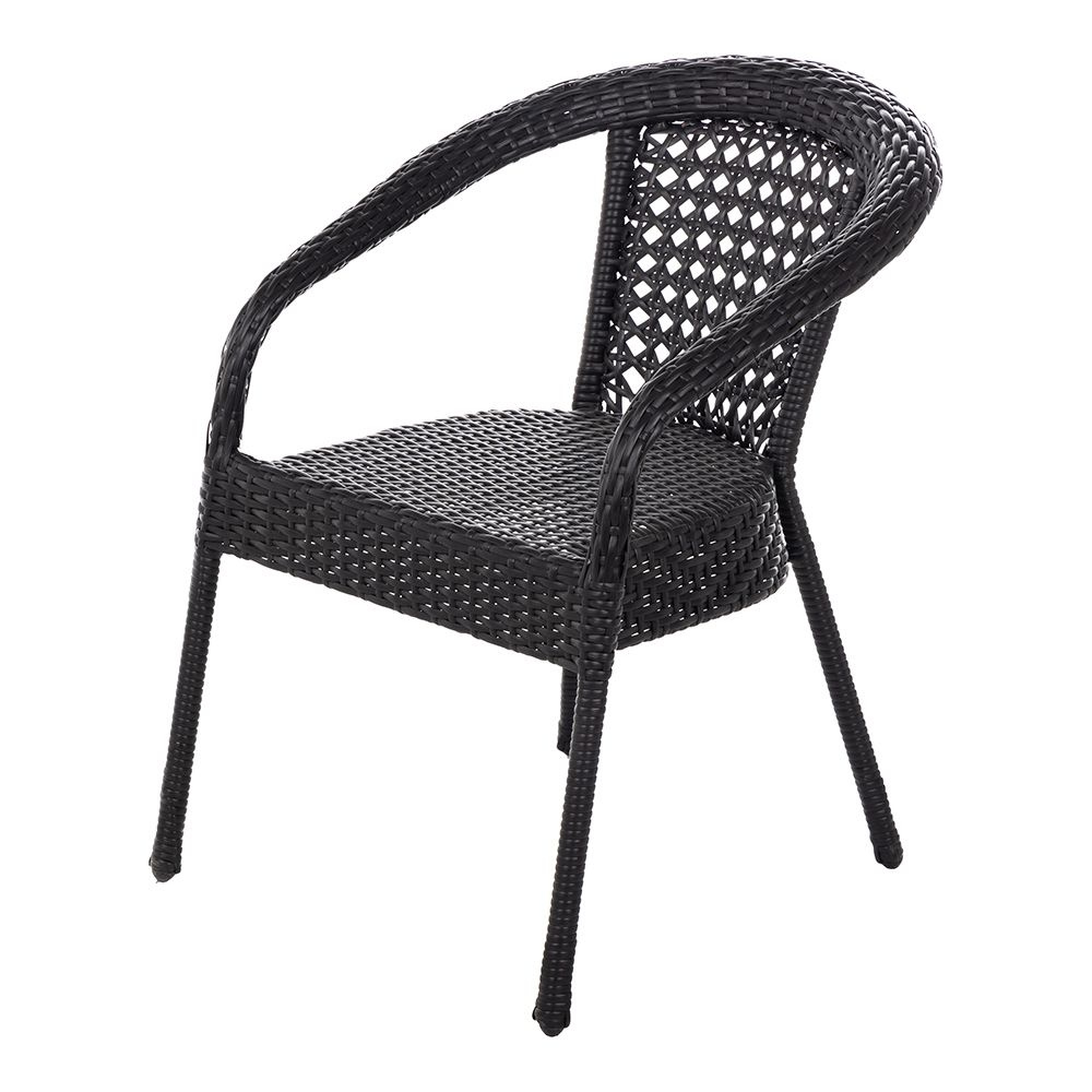Кресло техноротанг DECO 60x70x79 см, темно-коричневое, 1 шт. в заказе  #1