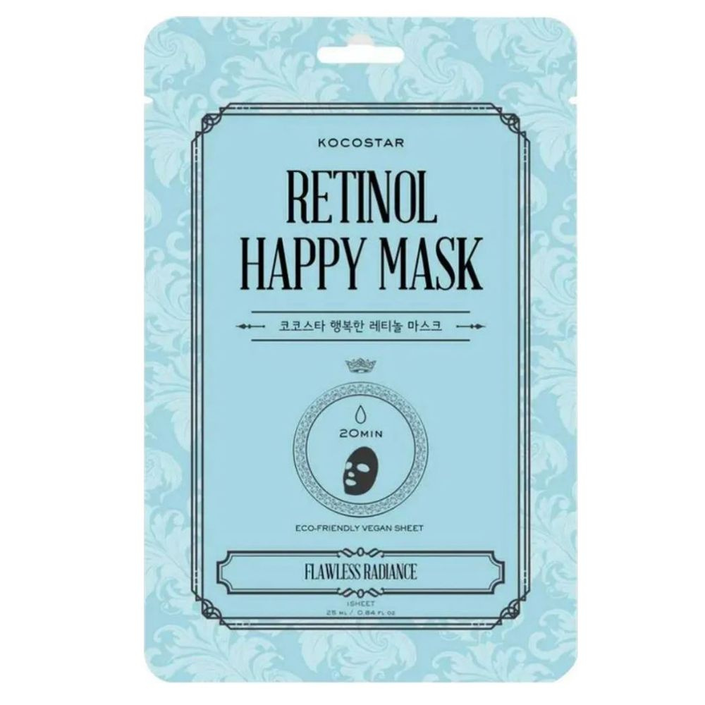 Антивозрастная маска для лица с ретинолом KOCOSTAR RETINOL HAPPY MASK 23мл  #1