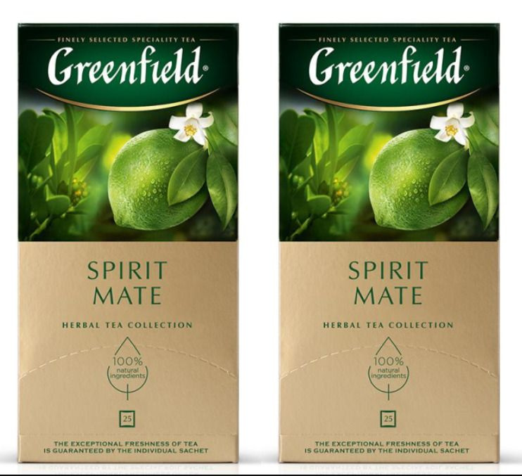 Greenfield Чайный напиток Spirit Mate, 25 пак, 2 уп #1