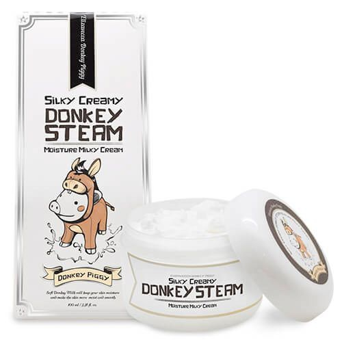 Паровой увлажняющий крем с молоком ослиц Elizavecca Silky Creamy Donkey Steam Moisture 100г  #1