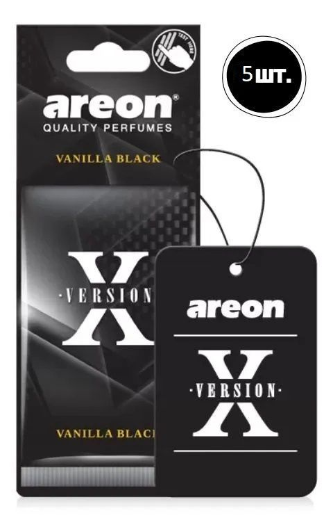Areon Нейтрализатор запахов для автомобиля, VANILLA BLACK #1