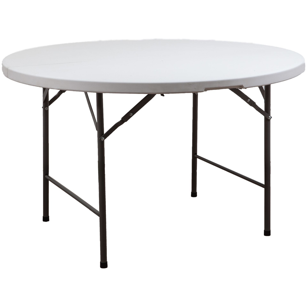AKSHOME Складной стол для сада,Пластик 122х122х74 см #1