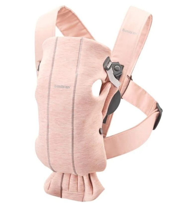 Рюкзак-кенгуру BABYBJORN Carrier Mini Jersey 3D Light Pink 0210.77 #1