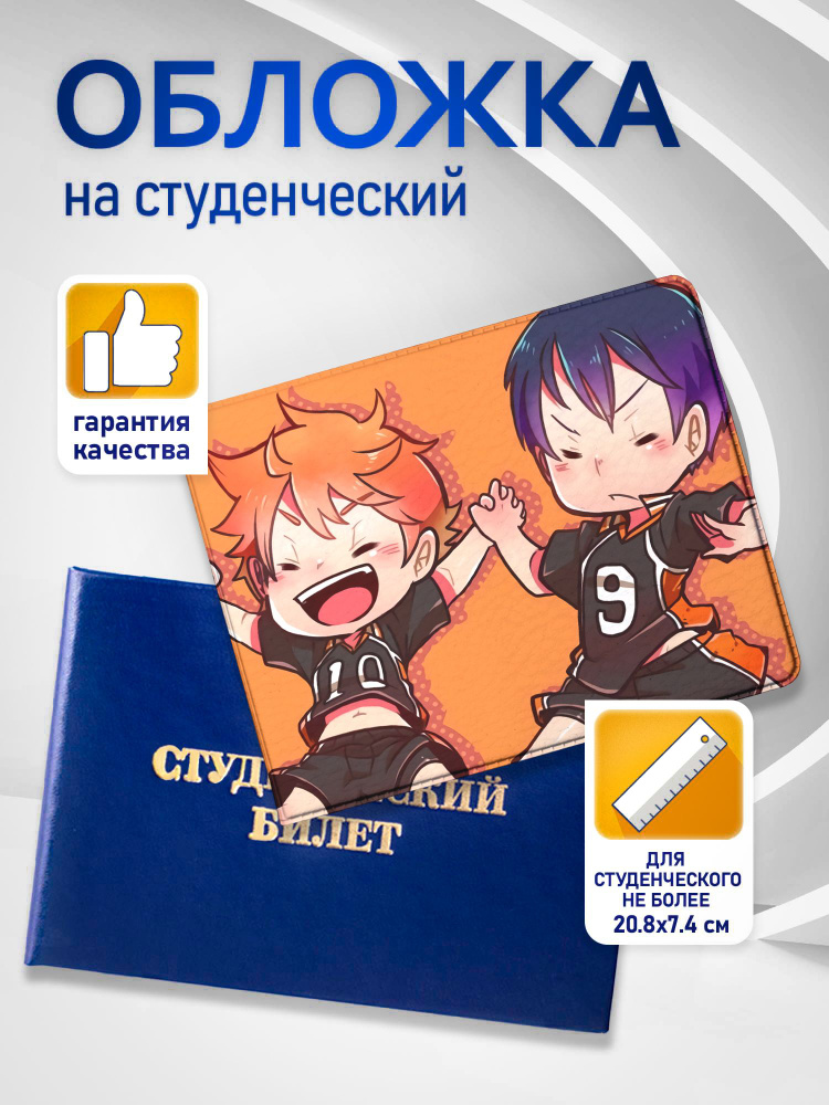 Обложка для студенческого билета Haikyuu!! #001 #1