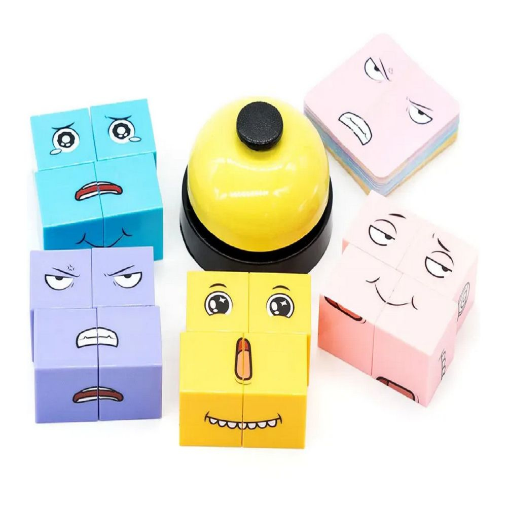 Настольная игра Антистресс MoYu Emoji Cube / Головоломка собери эмоцию  #1