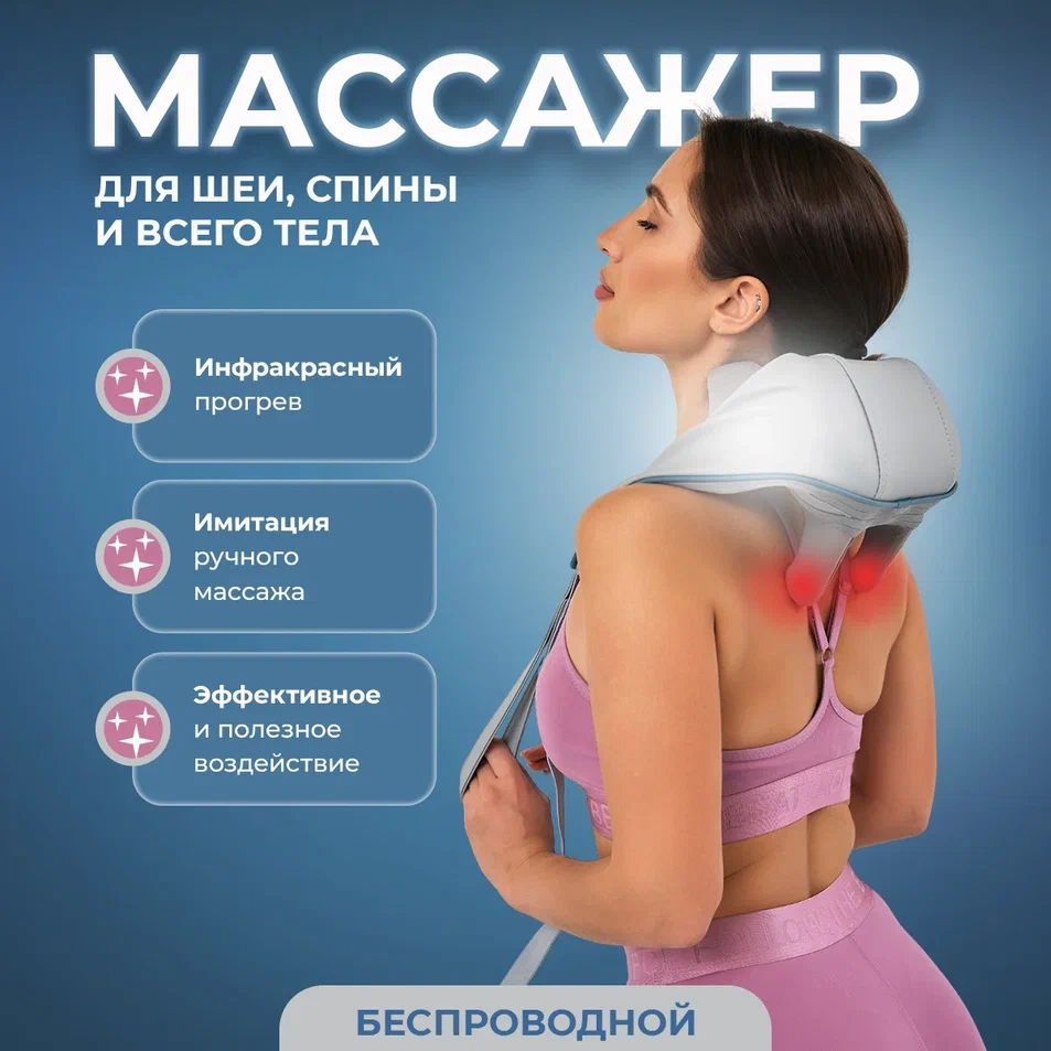 Массажер для шеи, спины и рук FootMassage модель CM2132, Neck_Massager #1