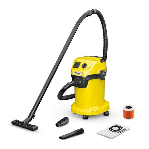 Строительный пылесос Karcher WD 3 P V-19/4/20 1000 Вт, 19 л, влажная уборка, выдув, 6.24 кг  #1