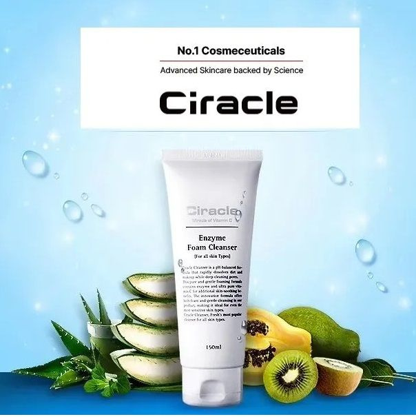 Ciracle Пенка для умывания с энзимами (150мл) Enzyme Foam Cleanser #1