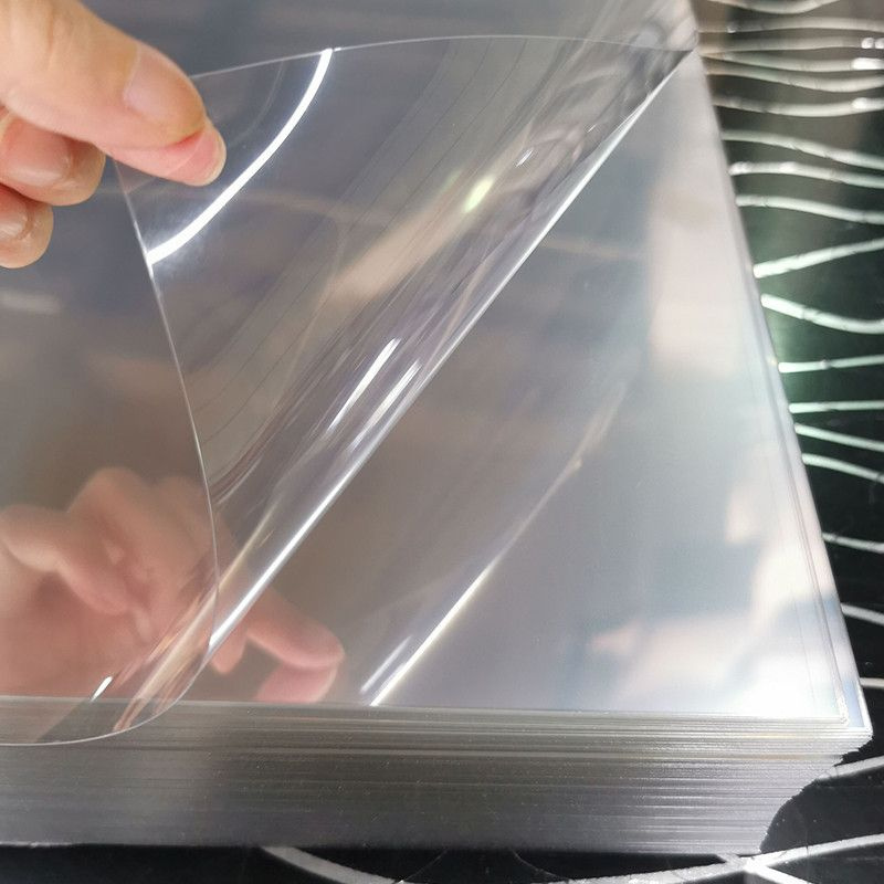 Прозрачный листовой пластик ПЭТ формат А4 1 мм, 2 шт #1
