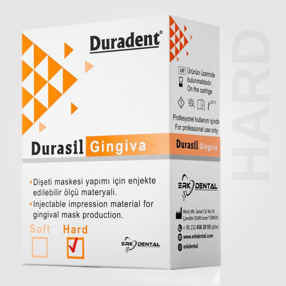 Десневая маска Duradent Durasil Gingiva Hard, жесткий, 2x50 мл #1