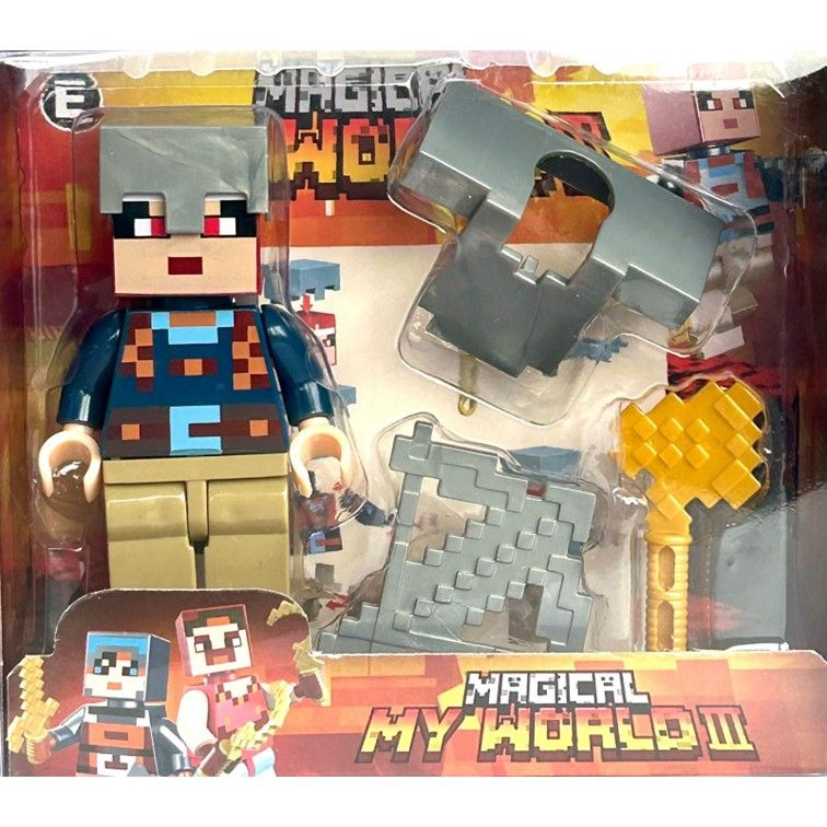 22E Конструктор minifigures Minecraft, фигурка Майнкрафт 8 см. #1