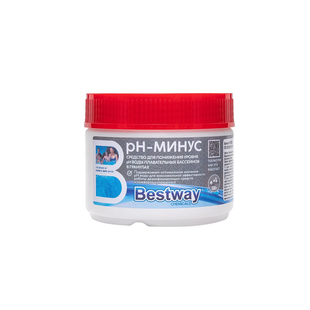 Химия для бассейна Bestway Chemicals pH-минус гранулы 500гр. B1909208 #1