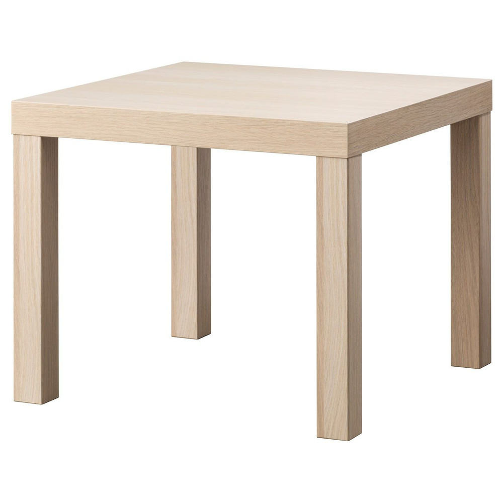 LACK Придиванный столик IKEA, под беленый дуб 55x55 см (10336455) #1