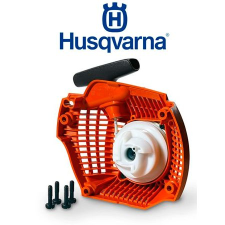 Стартер в сборе (Оригинал) для бензотриммера Husqvarna 143RII 5053017-01 Япония  #1