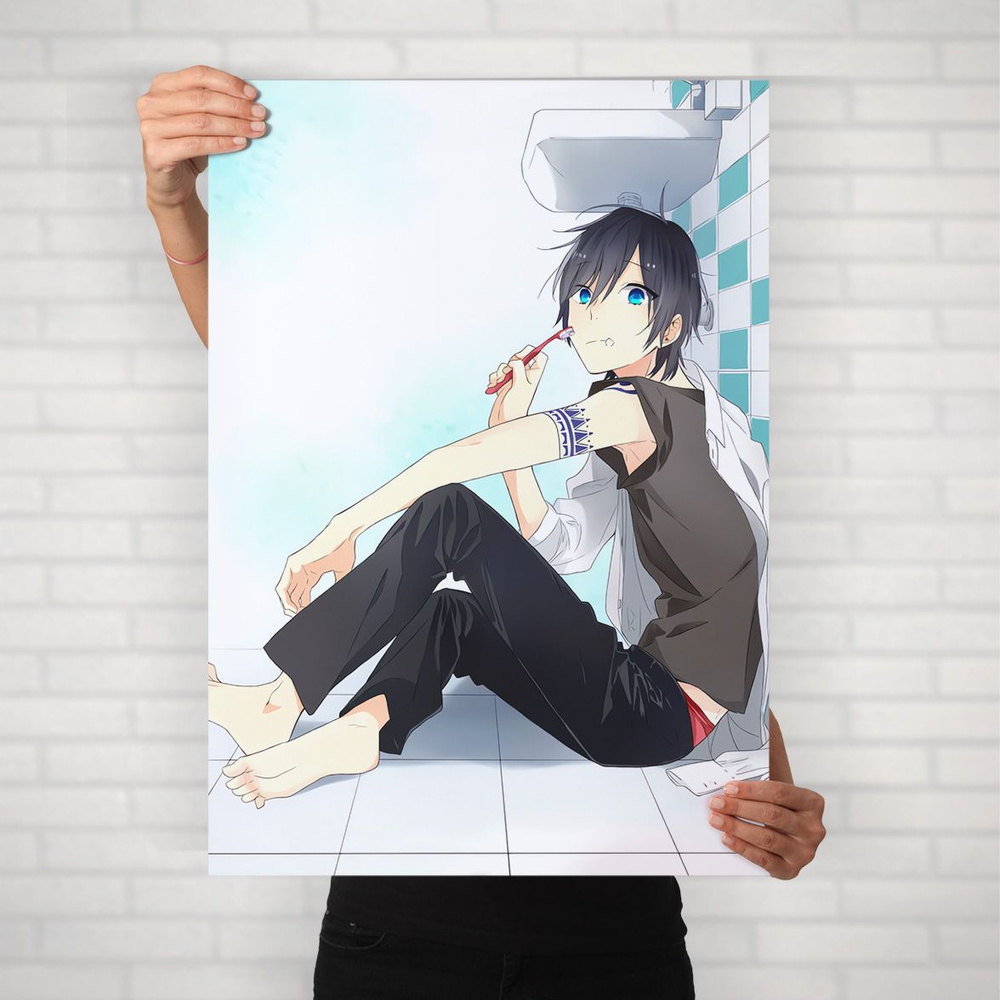 Плакат на стену для интерьера Хоримия (Horimiya - Изуми Миямура 6) - Постер по аниме формата А1 (60x84 #1