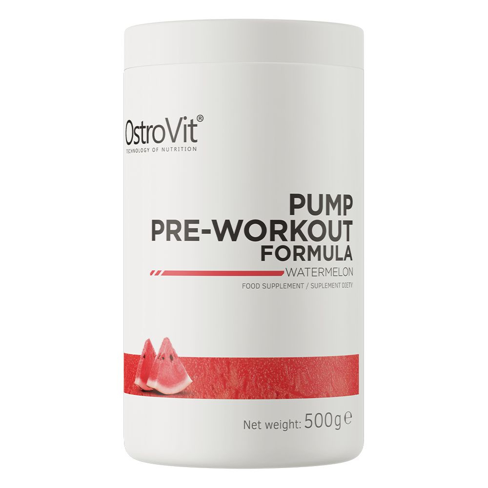 Предтренировочный комплекс с кофеином и таурином Ostrovit PUMP Pre-workout Formula 500 гр. со вкусом #1