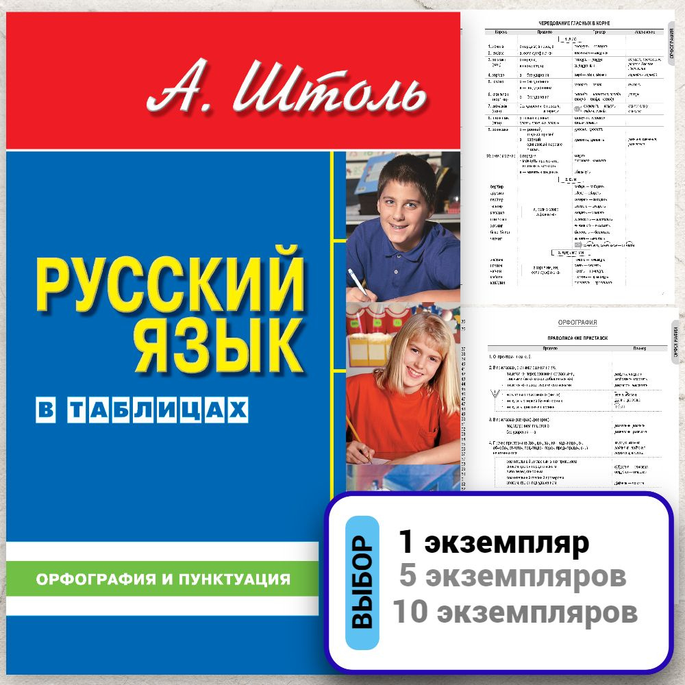 Русский язык в таблицах. Орфография и пунктуация. | Штоль Александр Александрович  #1
