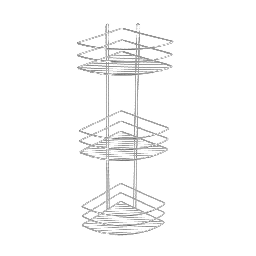 Полка угловая трехэтажная хром Fixsen FX-710-3 #1