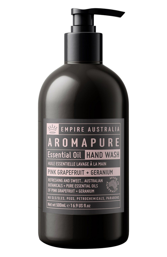 Empire Australia Жидкое мыло для рук с маслами розового грейпфрута и герани Aromapure (500ml)  #1