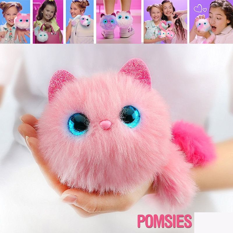 Интерактивная Игрушка My Fuzzy Friends Pomsies Котенок Помсис Пинки  #1