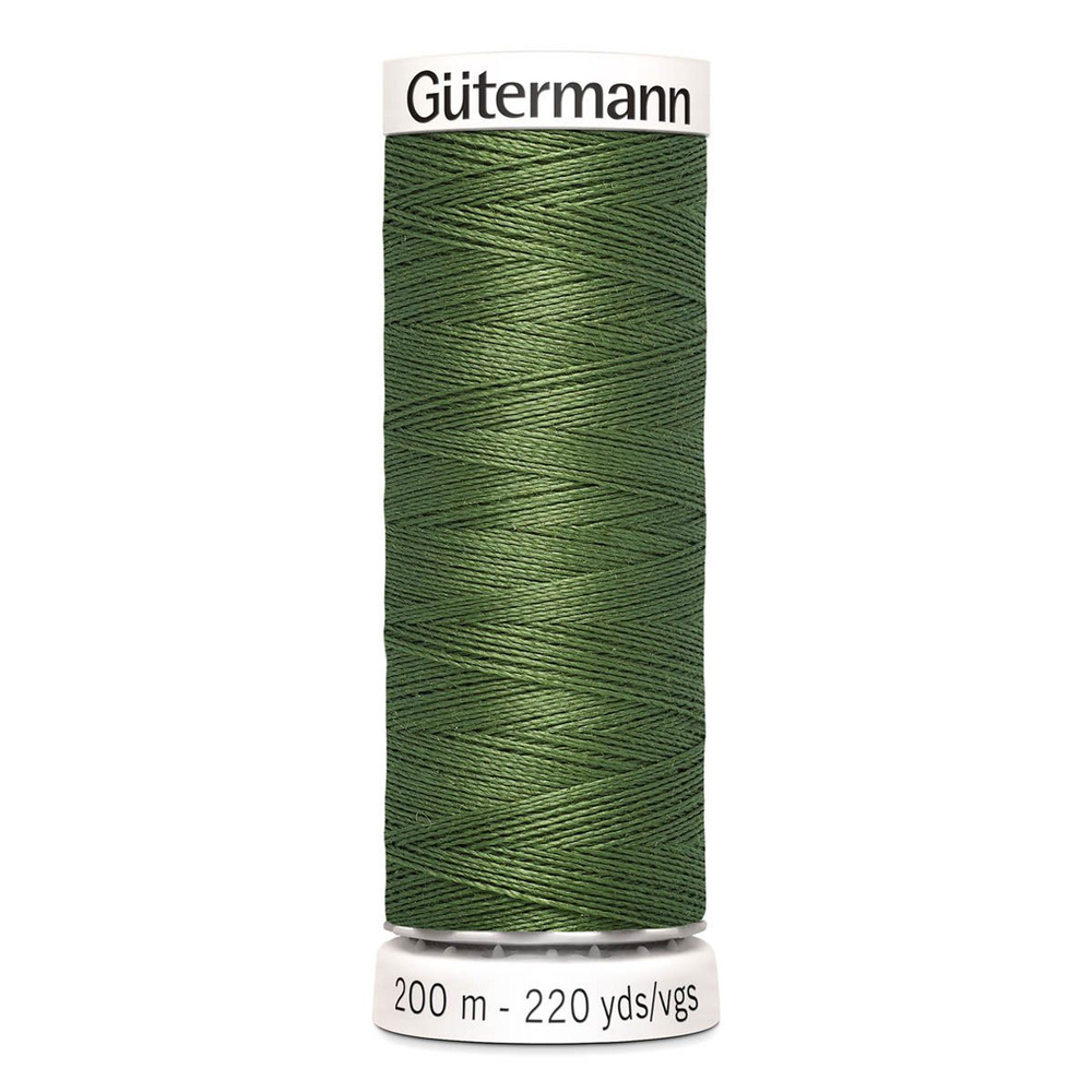 Нить Gutermann, Sew-All 100/200м для всех материалов, 100% п/э, цвет 148 т.оливковый  #1