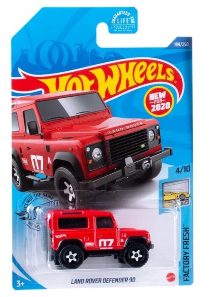 Машинка Hot Wheels Land Rover Defender 90 / FACTORY FRESH / Хот Вилс #1