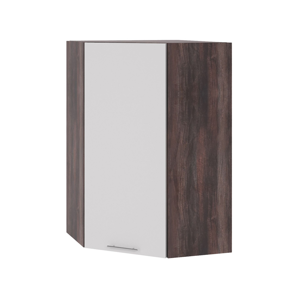 Кухонный модуль навесной шкаф Сурская мебель Валерия 59,22x59,2x92 см высокий угловой с 1 створкой, 1 #1