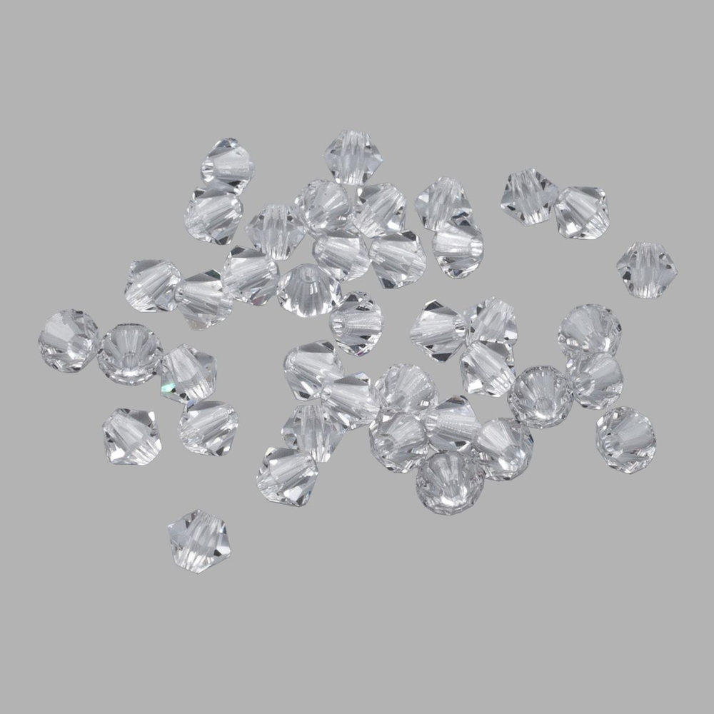 Бусины Биконус Crystal 3,6x4 мм, 40 шт, Preciosa #1