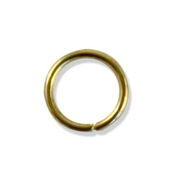 Кольцо соединительное Astra&Craft, 0.8*7 мм, 30 шт/упак, цвет золото, фурнитура для бижутерии  #1