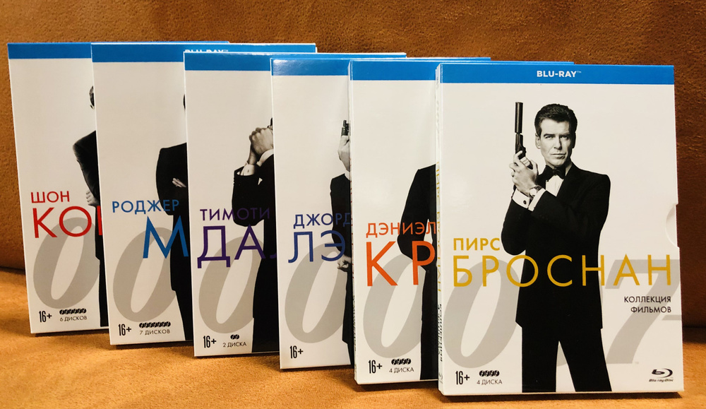 Агент 007. Комплект из 24 фильмов на 24 дисках Blu-Ray. Лицензия!  #1