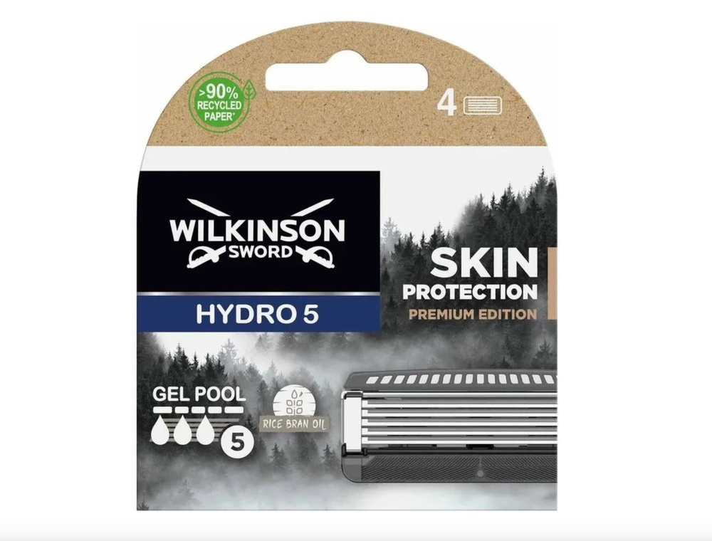 Сменные кассеты Wilkinson Sword Hydro 5 Skin Protection Premium Edition, 4 шт. #1