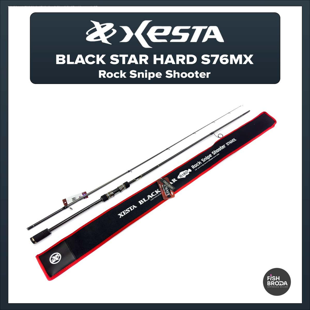 Спиннинговое удилище XESTA BLACK STAR HARD S76MX Rock Snipe Shooter #1