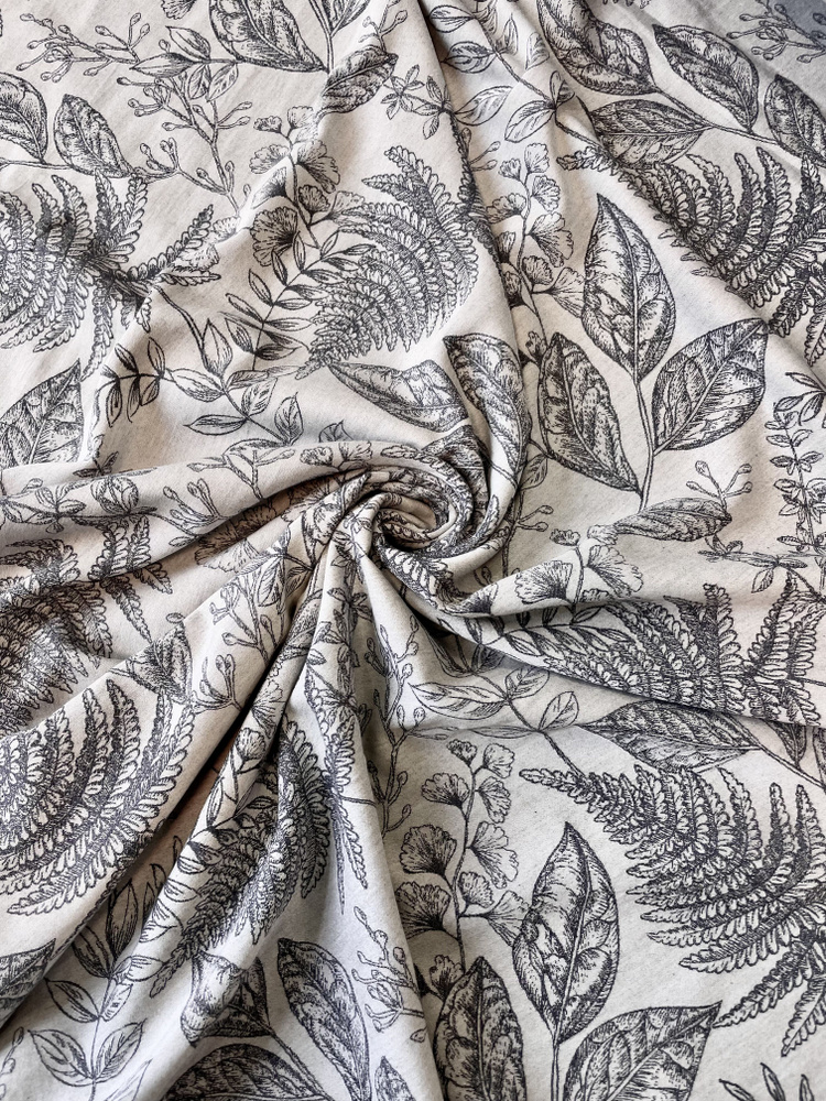 Пододеяльник 2-x спальный из ткани Варёный хлопок жаккард Gray Jacquard на молнии 200x200  #1