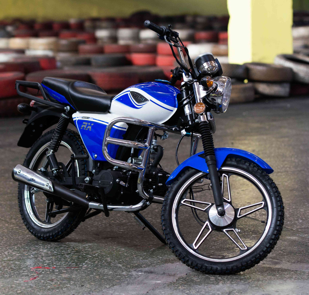 Мопед VMC VENTO RIVA II RX 125куб.см.(49) сине-белый #1