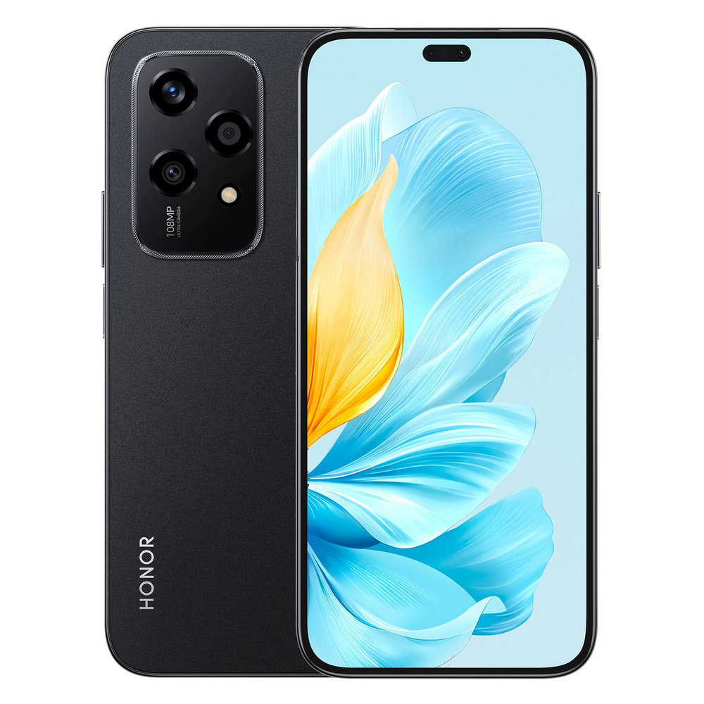 Honor Смартфон HONOR 200 Lite 5G 8/256 ГБ, черный #1